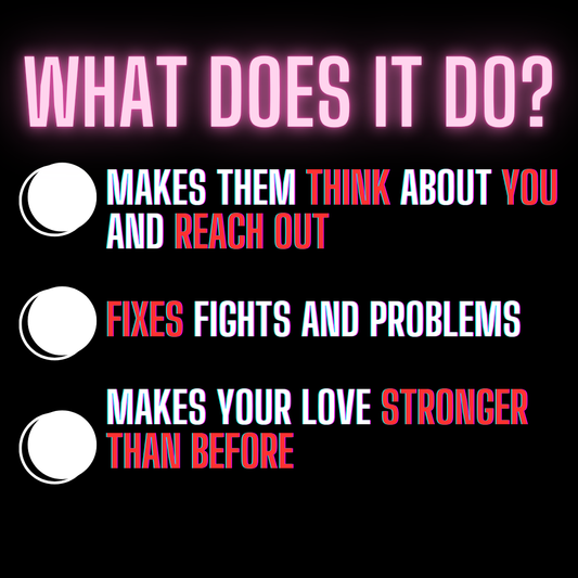 Love Spell: Make Them Contact You + Fix Your Relationship